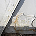 Engineers name plate on bridge, Bridge Street, Bungay, Suffolk