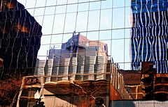 reflected city (Chicago)