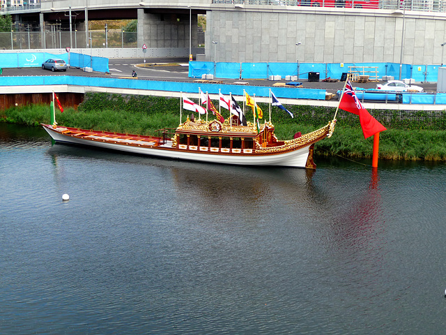 HFF from the Queen's barge ~ London Olympics 2012