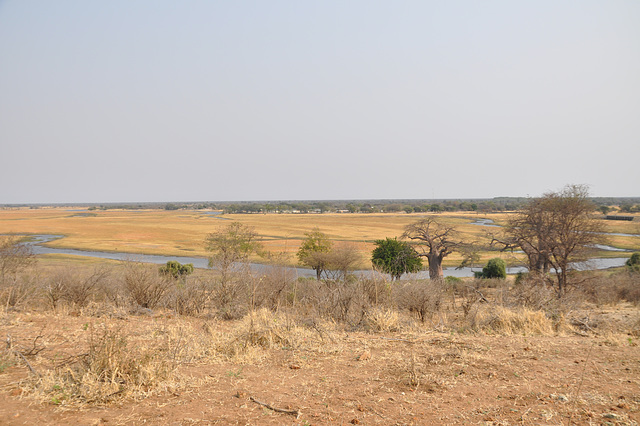 Fone, videblas la urbeto Ngoma, en la Namibia flanko