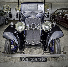 Triumph motor car at Brooklands
