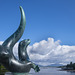Otter Statue by Laurence Broderick, Drumkinnon Bay, Loch Lomond Shores, Balloch