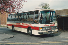 Coach Services Thetford MMJ 538V in Mildenhall - 17 Apr 1993 (190-11)