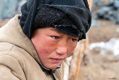 Jeune berger kazakh