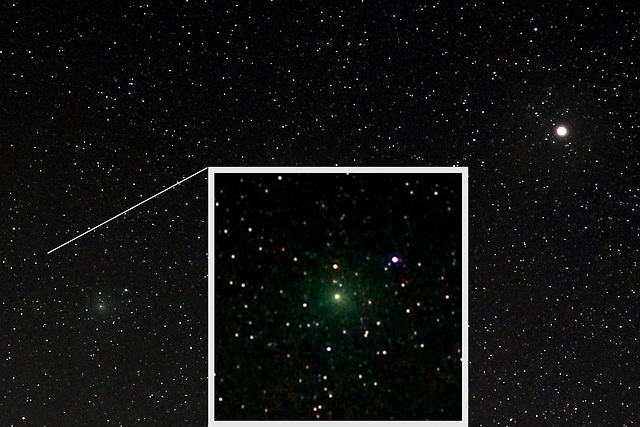 Comet Wirtanen (view on black)