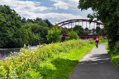 Bonhill Bridge and the River Leven