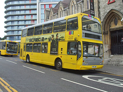 DSCF3581 Yellow Buses 111 (HF04 JWK) in Bournemouth - 27 Jul 2018