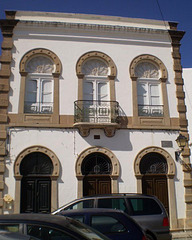 Typical façade.