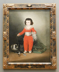 Portrait of Manuel Osorio Manrique de Zuniga by Goya in the Metropolitan Museum of Art, February 2019