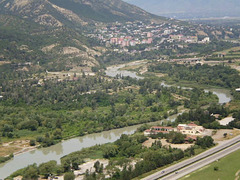Overview to River Aragvi.