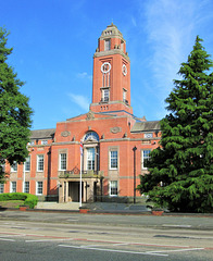 Trafford town hall, Talbot road.