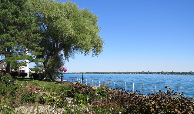 St. Clair River in St. Clair, Michigan
