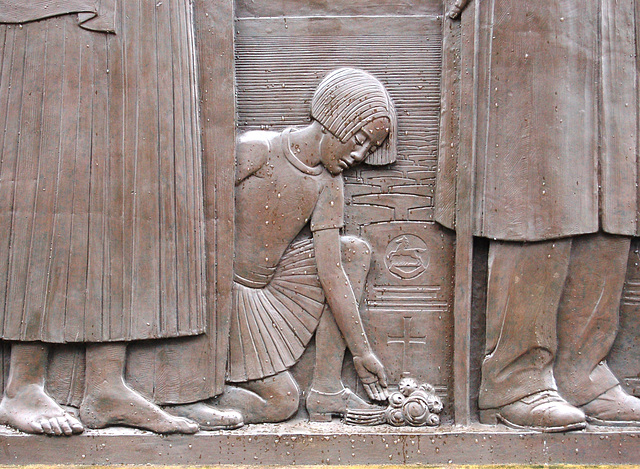 Detail of Tyson Smith Bronze Relief, Liverpool Centotaph
