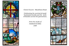 Christ Church windows - local business & families' work