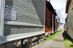Kitukrann – the narrowest street in Finland.