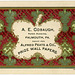 A. E. Cobaugh, Paper Hanging, Falmouth, Pa., 1902