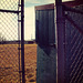 Abandoned baseball field