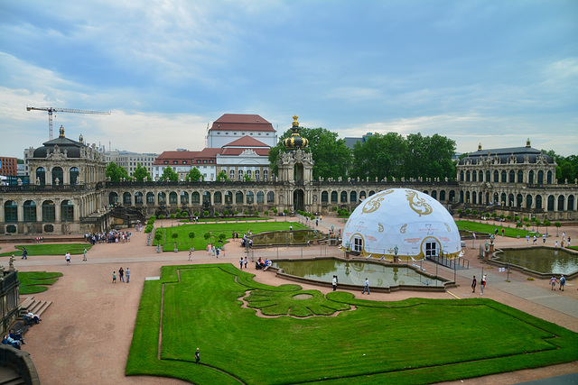 Dresden 2019 – Gemäldegalerie Alte Meister – View of the Zwinger