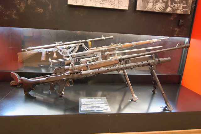 Die Waffe im Museum der Verteidigung der Brester Festung