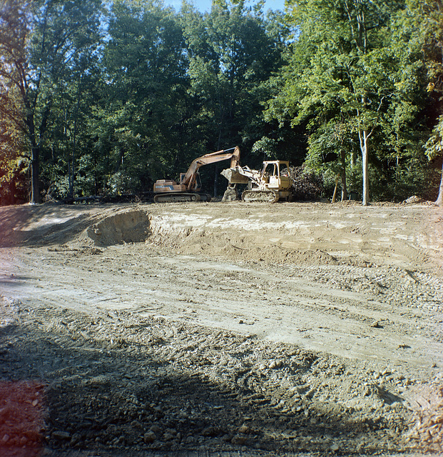 Construction At Burrell's Woods