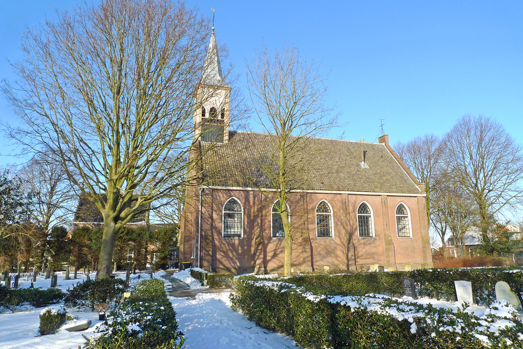 Nederland - Jisp, kerk