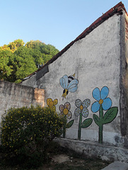 Abeille murale