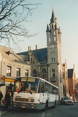 De Lijn contractor - Gruson Autobus 357130 (3271 P) in Poperinge - 5 Feb 1996