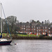 Yacht on the River Leven