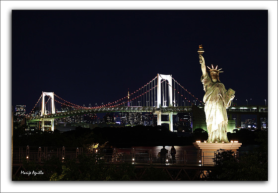 Estatua de la Libertad en Odaiba (Tokio)