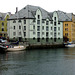 Art Nouveau Buildings by Alesund's Inner Harbour
