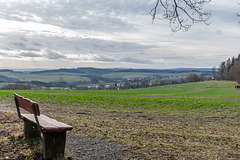 Blick vom Adelsberg Richtung Erzgebirge