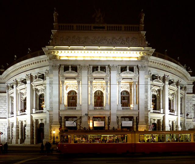 AT - Vienna - Burgtheater (and tram...)