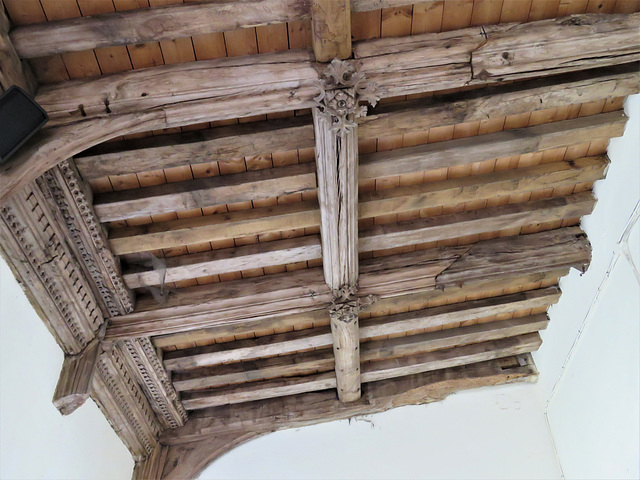 shotley church, suffolk (15) late c15 roof in north aisle