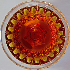 Etwas Portwein in einem Kristallglas