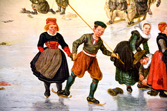 Canada 2016 – Toronto – Art Gallery of Ontario – Skaters on the Amstel detail