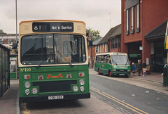Ipswich Buses 110 (C110 SDX) and 228 (J228 JDX) – 23 Aug 1991 (147-12)
