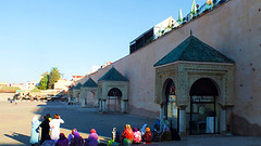 Place de Meknes au Maroc.