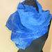 nuno-felted scarf (silk chifon)