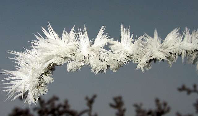 Frosty spikes