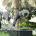U.A.E., Dubai, Sculpture at Al Tajer Residences
