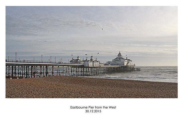 Eastbourne Pier from the West - 30.12.2015
