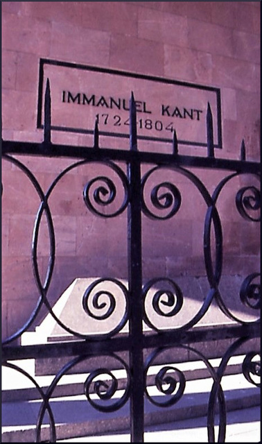 Grabmal Immanuel Kants in Königsberg - HFF
