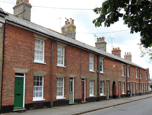 Terrace on Victoria Street, Southwold, Suffolk