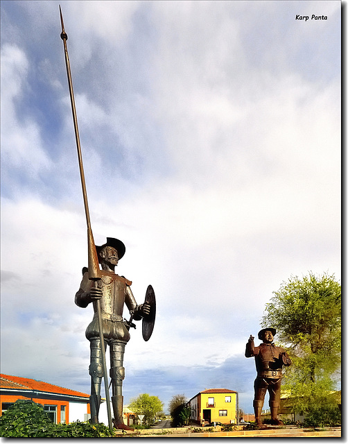"Don Quijote y Sancho Panza" - Madridejos