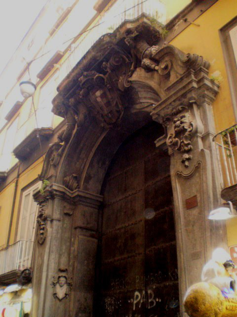 Baroque door.