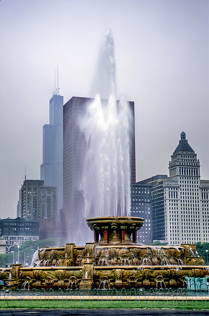 Chicago - Buckingham Fountain - 1986