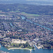 Agglomeration Biel-Nidau Port mit dem Nidau Büren-Kanal, links noch der alte Zielkanal