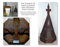 Saint Clement East Dulwich - Font covers - photographed in 2005 & 2006