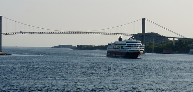 Evening Arrival of MS Trollfjord