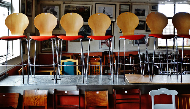 A Room Full Of Chairs at the Harbour Market, North Shieds